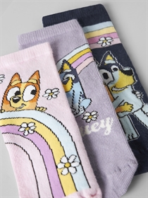 NAME IT 3-Pak Strømper Jensia Bluey Lavender Gray